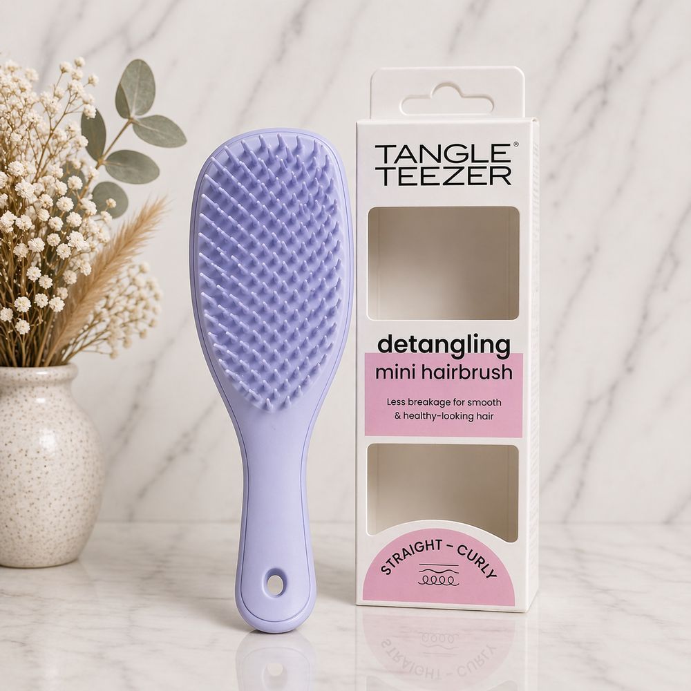 Профессиональная щетка Tangle Teezer The Ultimate Detangler Mini Wisteria Leaf Лаванда 2565351162 фото