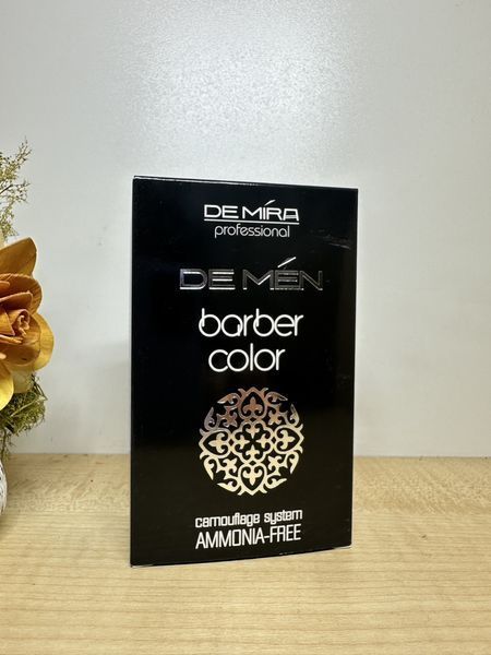 Система для камуфляжу сивини волосся і бороди, чоловіча - DeMira Professional DeMen Barber Color Ammonia-Free 5/0 1889578 фото