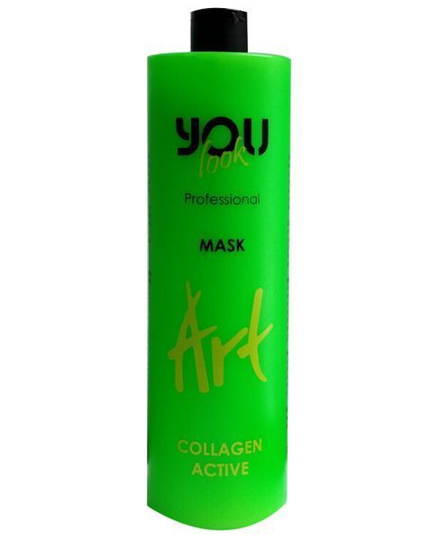 Маска для пошкодженого волосся з колагеном You Look Professional Art Collagen Active Mask, 1000 мл 1338326688 фото