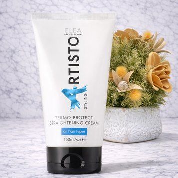Крем для выпрямления с термозащитой - Elea Professional Artisto Salon Thermo Protect Straightening Cream 2062009 фото