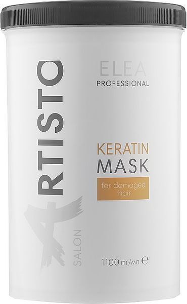 Маска реструктурувальна для волосся - Elea Professional Artisto Salon Keratin Mask For Damaged Hair 1100ml 2169087 фото