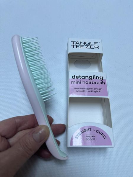 Профессиональная щетка Tangle Teezer The Ultimate Detangler Mini Мarshmallow Duo бирюзово-розовая 2565397394 фото