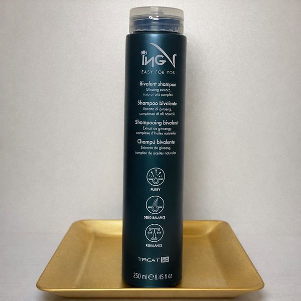Шампунь с двойным эффектом от жирности волос и перхоти - ING Professional Treating Bivalent Shampoo, 250 мл 1125395255 фото