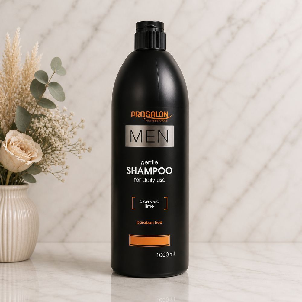 Шампунь чоловічий з екстрактом алоє для щоденного застосування - Prosalon Men Shampoo For Daily Use 1000ml 1367081 фото
