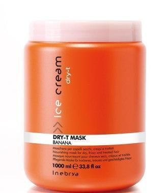 Маска для сухих, окрашенных и вьющихся волос Inebrya Ice Cream Dry-T Mask, 1000 мл 1410504740 фото
