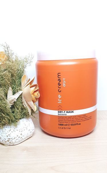 Маска для сухих, окрашенных и вьющихся волос Inebrya Ice Cream Dry-T Mask, 1000 мл 1410504740 фото