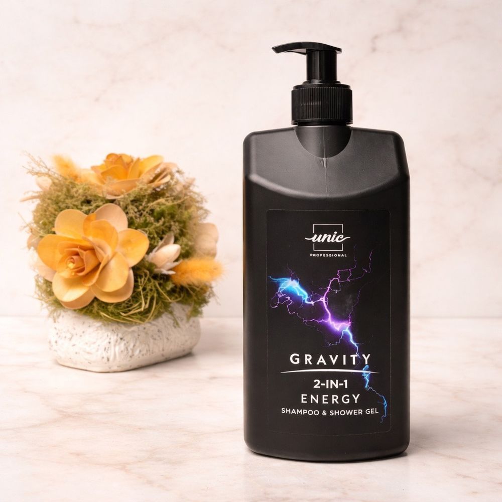 Шампунь і гель для душу 2 в 1 &mdash; Unic Gravity Energy Shampoo & Shower Gel 1000 мл 2537718547 фото