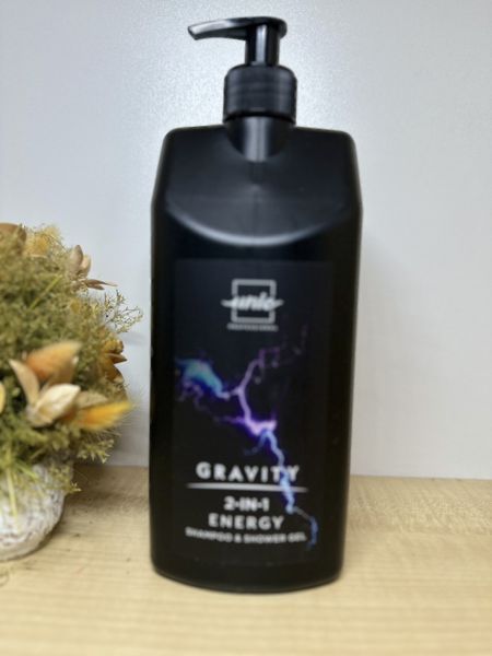 Шампунь и гель для душа 2 в 1 - Unic Gravity Energy Shampoo & Shower Gel 1000 мл 2537718547 фото