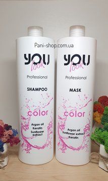Набір для фарбованого та пошкодженого волосся (шампунь і маска) You Look Color, 1000 мл 1578772997 фото