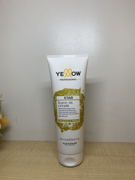 Незмивний крем для інтенсивного блиску волосся Yellow Star Leave-in Cream 250 мл 2655280244 фото
