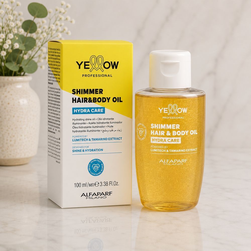 Масло для увлажнения волос и тела Yellow Hydra Care Hair & Body, 100 мл Универсальная майка для ежедневного ухода за волосами и 3043433905 фото