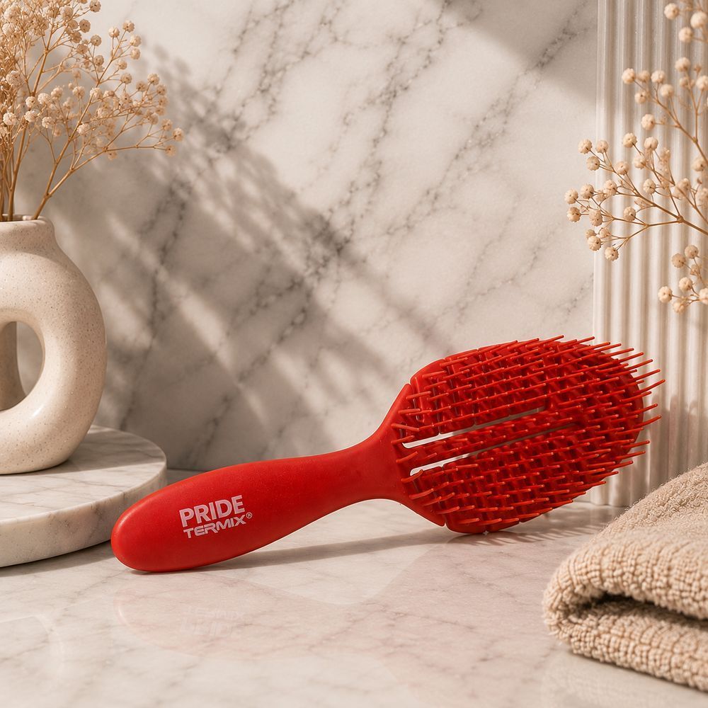 Антистатична щітка для розплутування волосся коралова Termix Antistatic Detangling Hair Brush 3163901761 фото