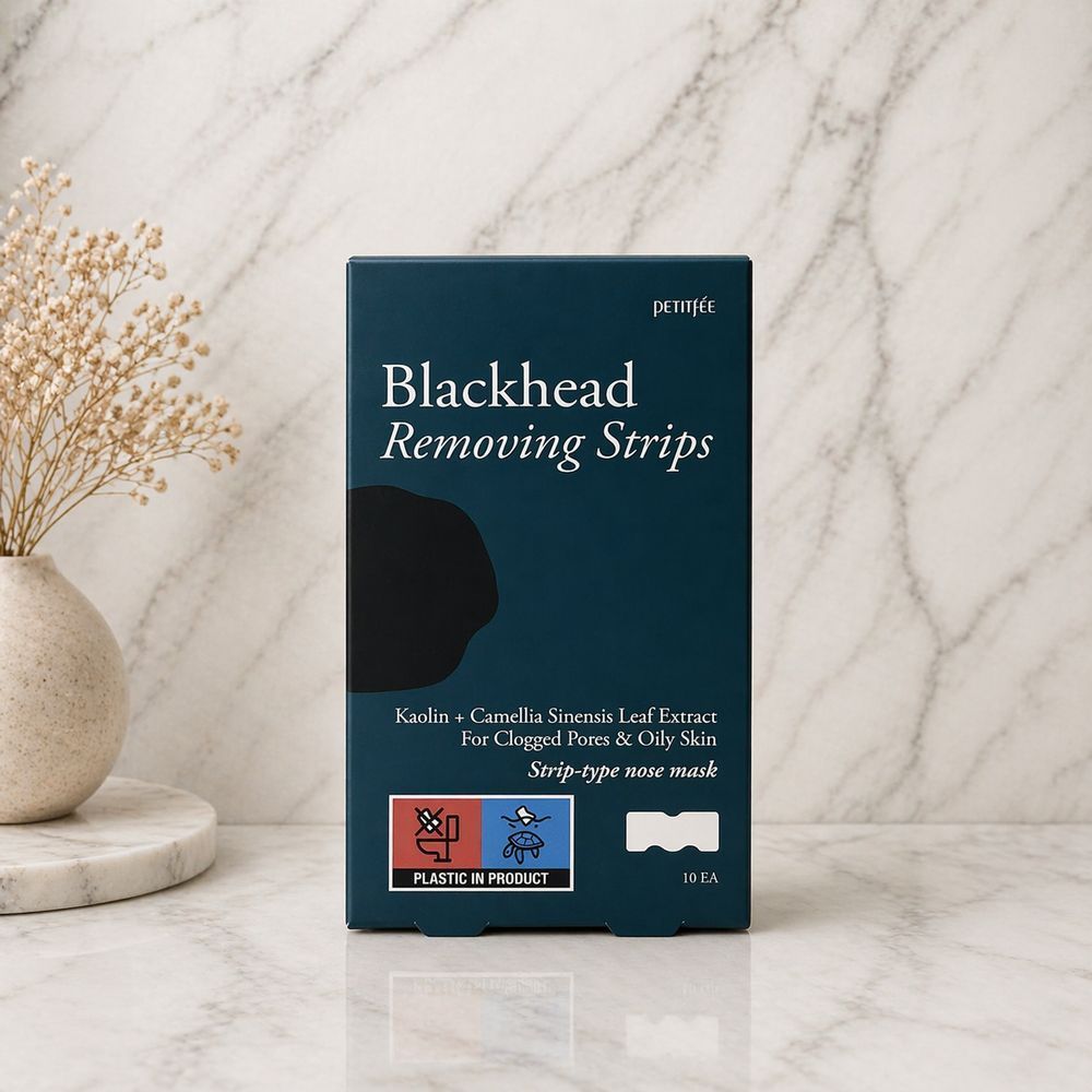 Очистительные полоски для носа для удаления черных точек - Petitfee Blackhead Removing Strip -10 шт 2344639107 фото