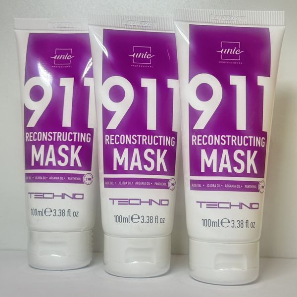 Профессиональная маска глубокого восстановления и питания волос 911 Unic Reconstructing Mask 100мл 2775853995 фото