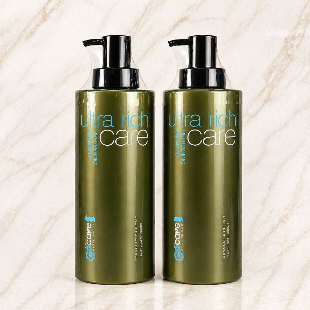 Бессульфатный освежающий шампунь для жирных волос Bingo Hair Cosmetic GoCare Refreshing Shampoo, 1000 мл 2989917793 фото
