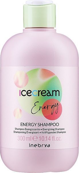 Тонізуючий шампунь для догляду за волоссям Inebrya Ice Cream Energy Shampoo, 300 мл 1125395189 фото