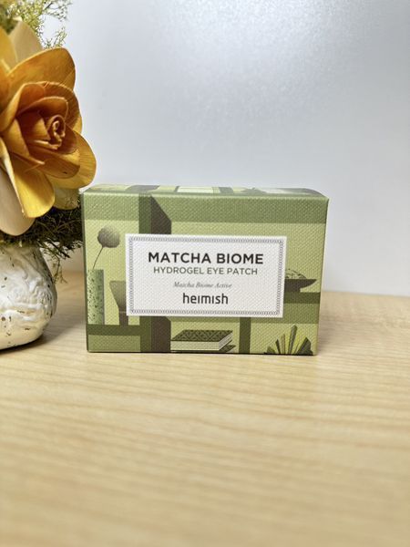 Заспокійливі гідрогелеві патчі під очі із зеленим чаєм HEIMISH Matcha Biome Hydrogel Eye Patch 60шт 2350081521 фото