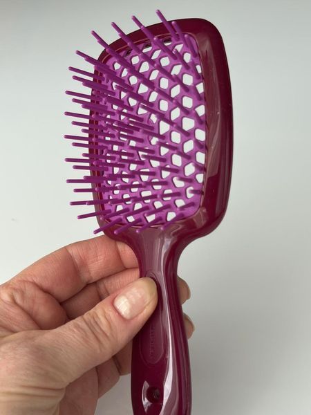 Оригінальна щітка для волосся Janeke Small Superbrush бордово-фіолетова (маленька) 2873165565 фото