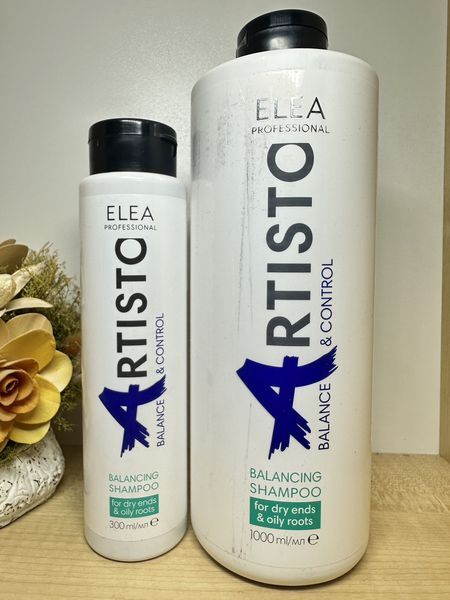 Шампунь бівалентний для жирного волосся та сухих кінчиків Elea Professional Artisto Balancing Shampoo 300ml 2000790 фото