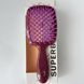 Оригінальна щітка для волосся Janeke Small Superbrush бордово-фіолетова (маленька) 2873165565 фото 3