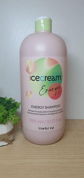 Тонізуючий шампунь проти випадіння волосся Inebrya Ice Cream Energy Shampoo 1000ml 1125395190 фото