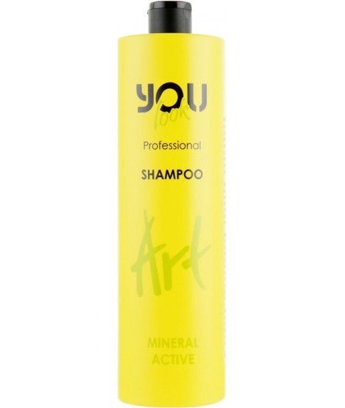 Шампунь для сухого, ламкого та ослабленого волосся з мінералами You Look Professional Art Mineral Active Shampoo 1000 мл 1645470164 фото