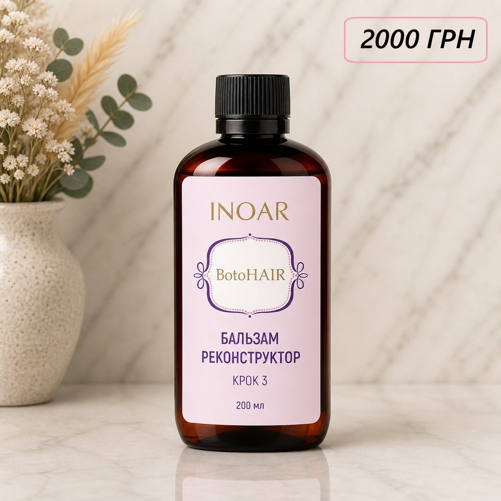 Бальзам реконструктор волосся Inoar BotoHair Reconstructor Balm, Step 3, 200 ml 2472497734 фото