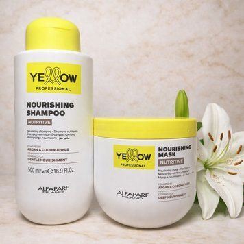 Живильний набір для сухого та пошкодженого волосся &mdash; Yellow Nutritive (шампунь + маска) 500 мл / 500 мл 2571658532 фото