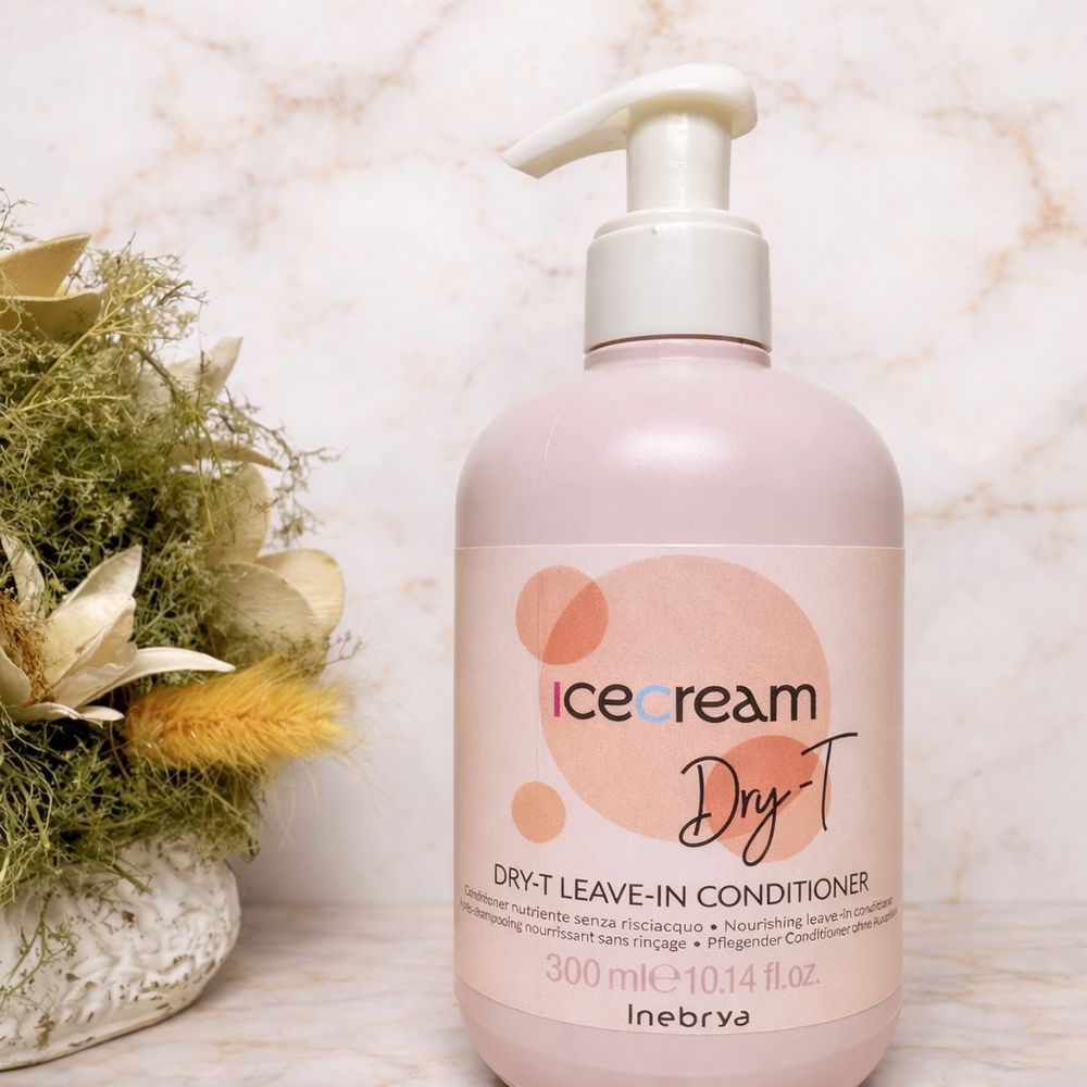 Незмивний кондиціонер для сухого волосся Inebrya Ice Cream Dry-T Leave-In Conditioner, 300 мл 858820917 фото