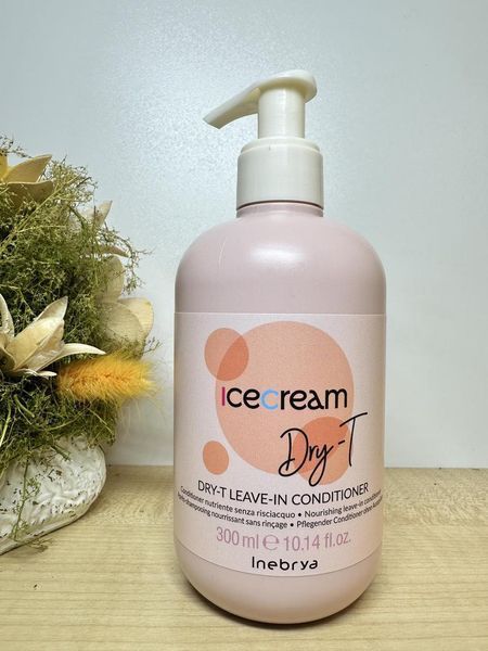 Несмываемый кондиционер для сухих волос Inebrya Ice Cream Dry-T Leave-In Conditioner, 300 мл 858820917 фото