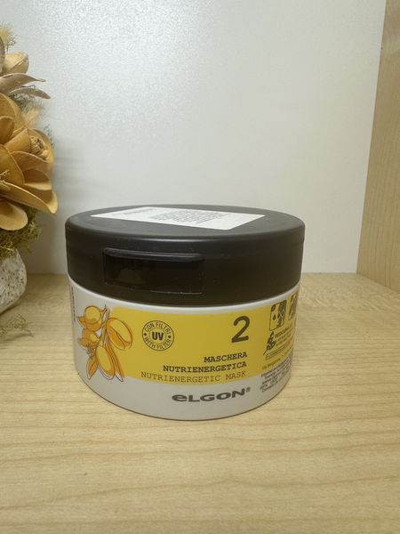 Маска поживна для зволоження волосся з аргановою олією Elgon Argan Nutrienergetic Mask, 250 мл 2413861323 фото